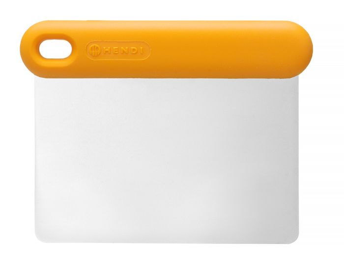 Deegschraper heavy-duty, HENDI, designed by Robert Bronwasser, Oranje, 130x95x(H)13mm — 855645