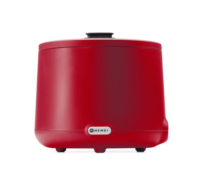 Marmite à soupe UNIQ, HENDI, designed by Robert Bronwasser, 8L, Rouge, 230V/500W, ⌀365x(H)325mm — 860571