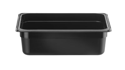 GN-bak 1/2, HENDI, Kitchen Line, GN 1/2, 5,7L, Zwart, 325x265x(H)100mm — 865378