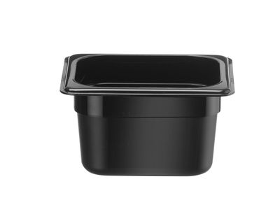 Bac GN 1/6, HENDI, Kitchen Line, GN 1/6, 1,4L, Noir, 175x160x(H)100mm — 865484