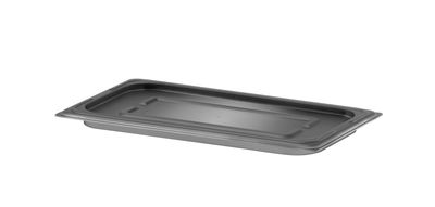 Couvercle pour bacs GN, HENDI, Kitchen Line, GN 1/3, Noir, 325x175mm — 865552