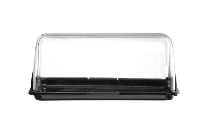Vitrine à couvercle coulissant Roll top, HENDI, Noir, 380x260x(H)170mm, Rectangulaire — 871638