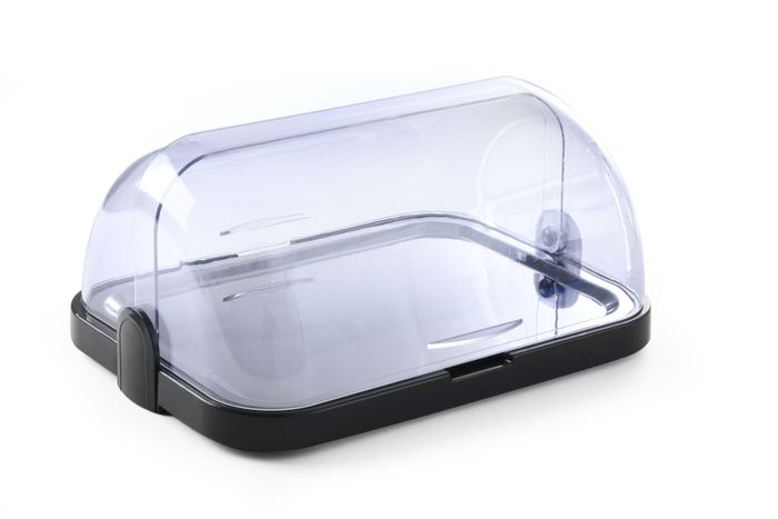 Vitrine réfrigérante Roll-top, simple, HENDI, Gris foncé, 440x320x(H)205mm, Rectangulaire — 871874