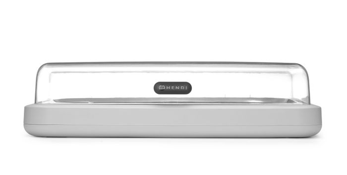 Vitrine réfrigérante UNIQ, HENDI, designed by Robert Bronwasser, GN 1/1, Blanc, 593x389x(H)147mm, Rectangulaire — 871911