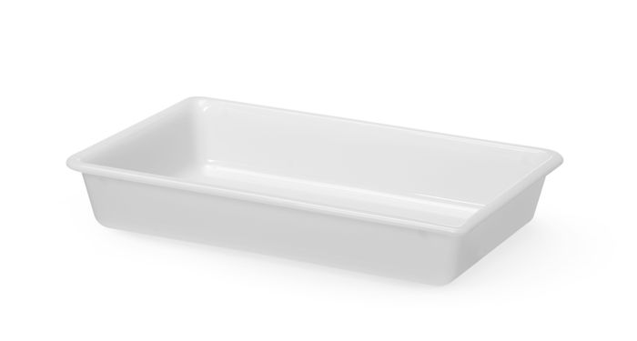 Bac de préparation, HENDI, 6L, Blanc, 430x285x(H)75mm — 873427
