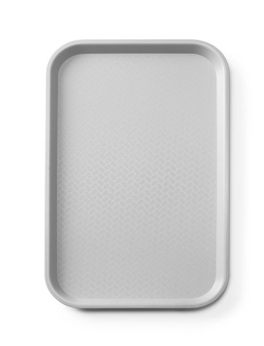 Fastfooddienblad polypropyleen GN 1/1, AmerBox, GN 1/1, Lichtgrijs, 530x325x(H)20mm, Rechthoekig — 878538