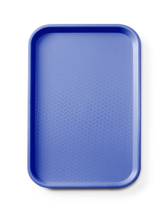 Fastfooddienblad polypropyleen GN 1/1, AmerBox, GN 1/1, Blauw, 530x325x(H)20mm, Rechthoekig — 878569