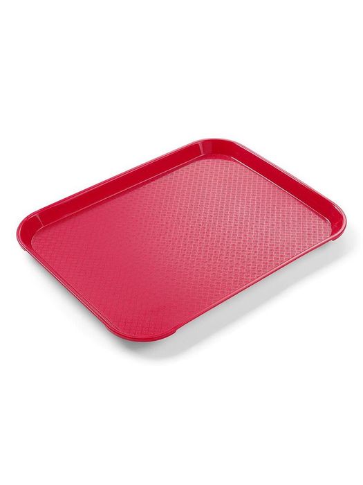 Fastfood dienbladen small, AmerBox, Rood, 265x345x(H)20mm — 878712