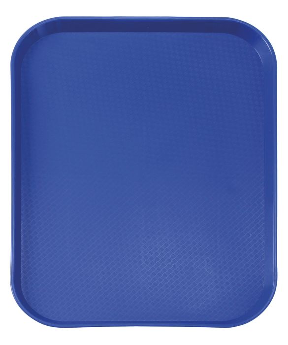 Fastfood dienbladen small, AmerBox, Blauw, 265x345x(H)20mm — 878729
