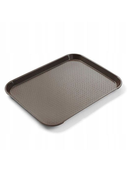 Fastfood dienbladen small, AmerBox, Bruin, 265x345x(H)20mm — 878743