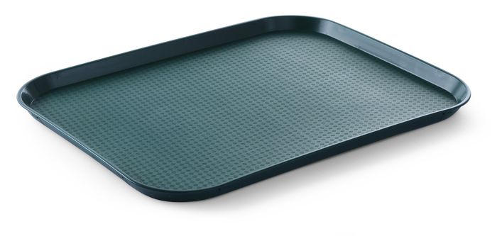 Fastfood dienbladen large, AmerBox, Groen, 350x450x(H)20mm — 878835