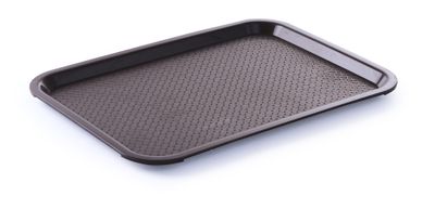 Fastfood dienbladen large, AmerBox, Bruin, 350x450x(H)20mm — 878842