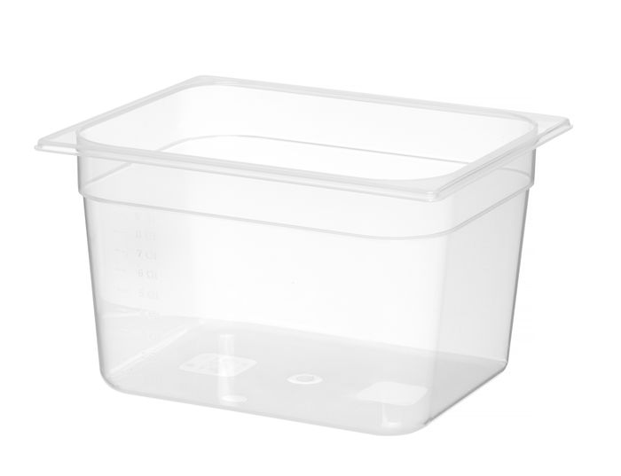 Bac Gastronorme 1/2, HENDI, Profi Line, GN 1/2, 11L, Transparent, 325x265x(H)200mm — 880104