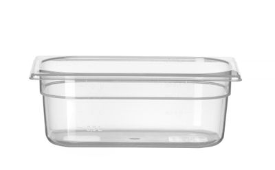 Bac Gastronorme 1/4, HENDI, Profi Line, GN 1/4, 2L, Transparent, 265x162x(H)100mm — 880326