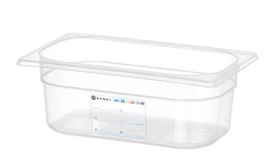 Container GN 1/4, HENDI, GN 1/4, 2,8L, Transparant, 265x162x(H)100mm — 880371