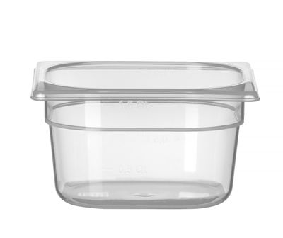 Bac Gastronorme 1/6, HENDI, Profi Line, GN 1/6, 1,5L, Transparent, 176x162x(H)100mm — 880425