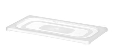 Deksel voor GN containers polypropyleen, HENDI, GN 1/3, Transparant, 325x176mm — 880623