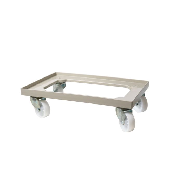 Trolley voor pizzadeegdozen, AmerBox, Lichtgrijs, 600x400mm — 881088