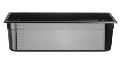Bac GN 1/1 COOL, HENDI, COOL, GN 1/1, 20L, Noir, 530x325x(H)150mm — 882054