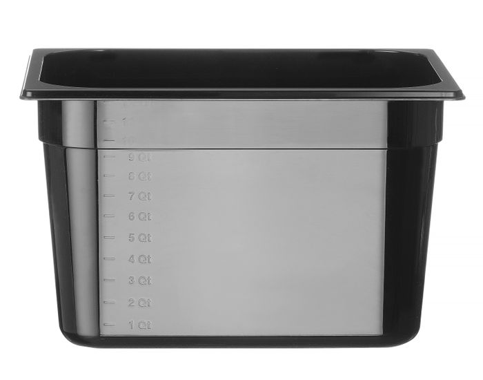 GN-bak 1/2 COOL, HENDI, COOL, GN 1/2, 11,9L, Zwart, 325x265x(H)200mm — 882146