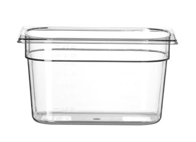 Bac GN 1/4 COOL, HENDI, COOL, GN 1/4, 3,8L, Transparent, 265x163x(H)150mm — 882276