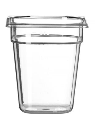 GN-bak 1/6 COOL, HENDI, COOL, GN 1/6, 2,8L, Transparant, 176x162x(H)200mm — 882368