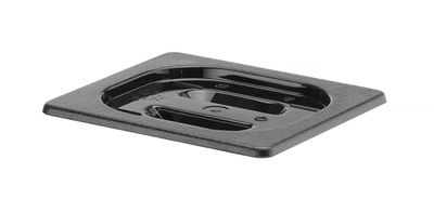 Deksel voor GN containers COOL, HENDI, COOL, GN 1/6, Zwart, 176x162mm — 882511