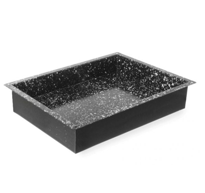 Tray CONVECTOMAT KLASSIEK GN 2/3, HENDI, GN 2/3, Zwart, 354x325x(H)60mm, Rechthoekig — 890332