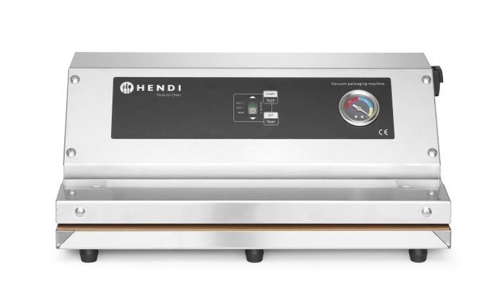 Machine à emballer sous vide externe Profi Line, HENDI, Profi Line, Barre de soudure 350 mm, 230V/250W, 383x293x(H)175mm — 970362