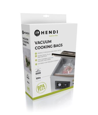 Vacuümkookzakken, HENDI, 100 st., 350x250mm — 970669