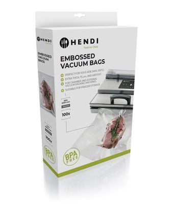 Sacs sous vide gaufrés, HENDI, 100 u., 200x300mm — 971024