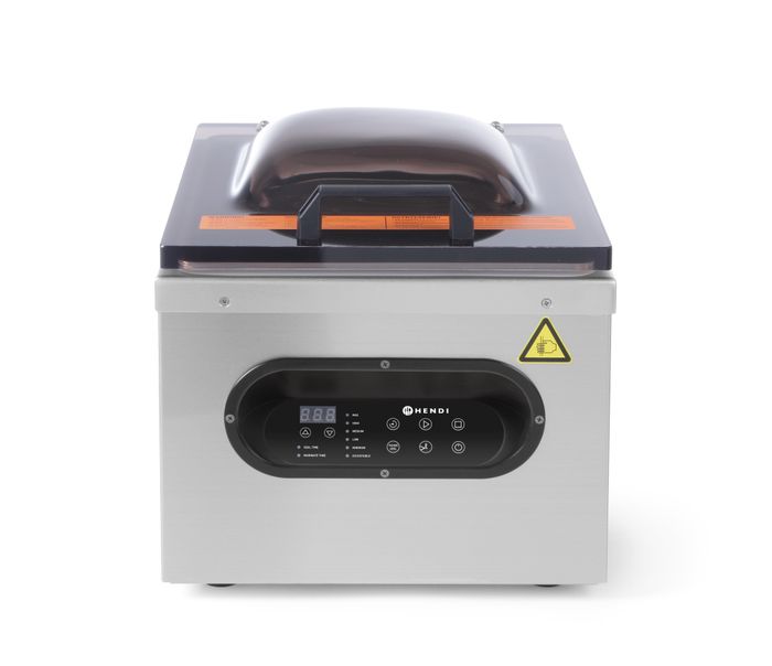 Machine à emballer sous vide avec chambre, HENDI, Kitchen Line, 230V/630W, 360x490x(H)365mm — 975398
