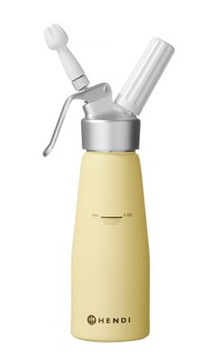 Siphon à chantilly, HENDI, 0,5L, Jaune pastel, ⌀80x(H)260mm — 975855