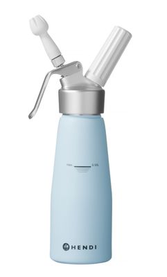 Slagroomapparaat, HENDI, 0,5L, Pastelblauw, ⌀80x(H)260mm — 975862