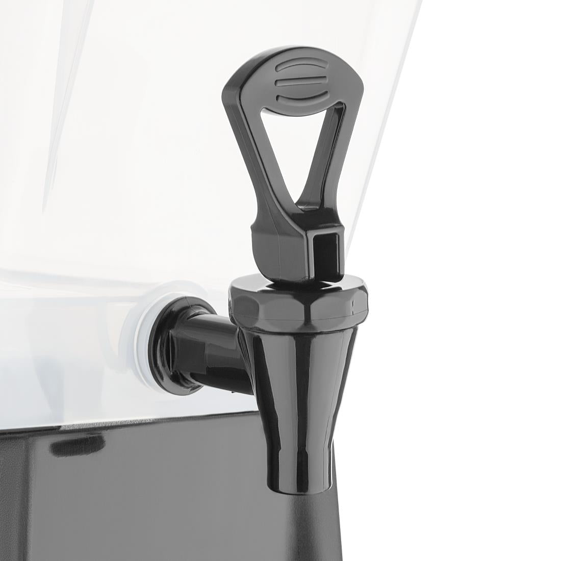 Distributeur de boissons en polypropylène noir Olympia 12L — HP799