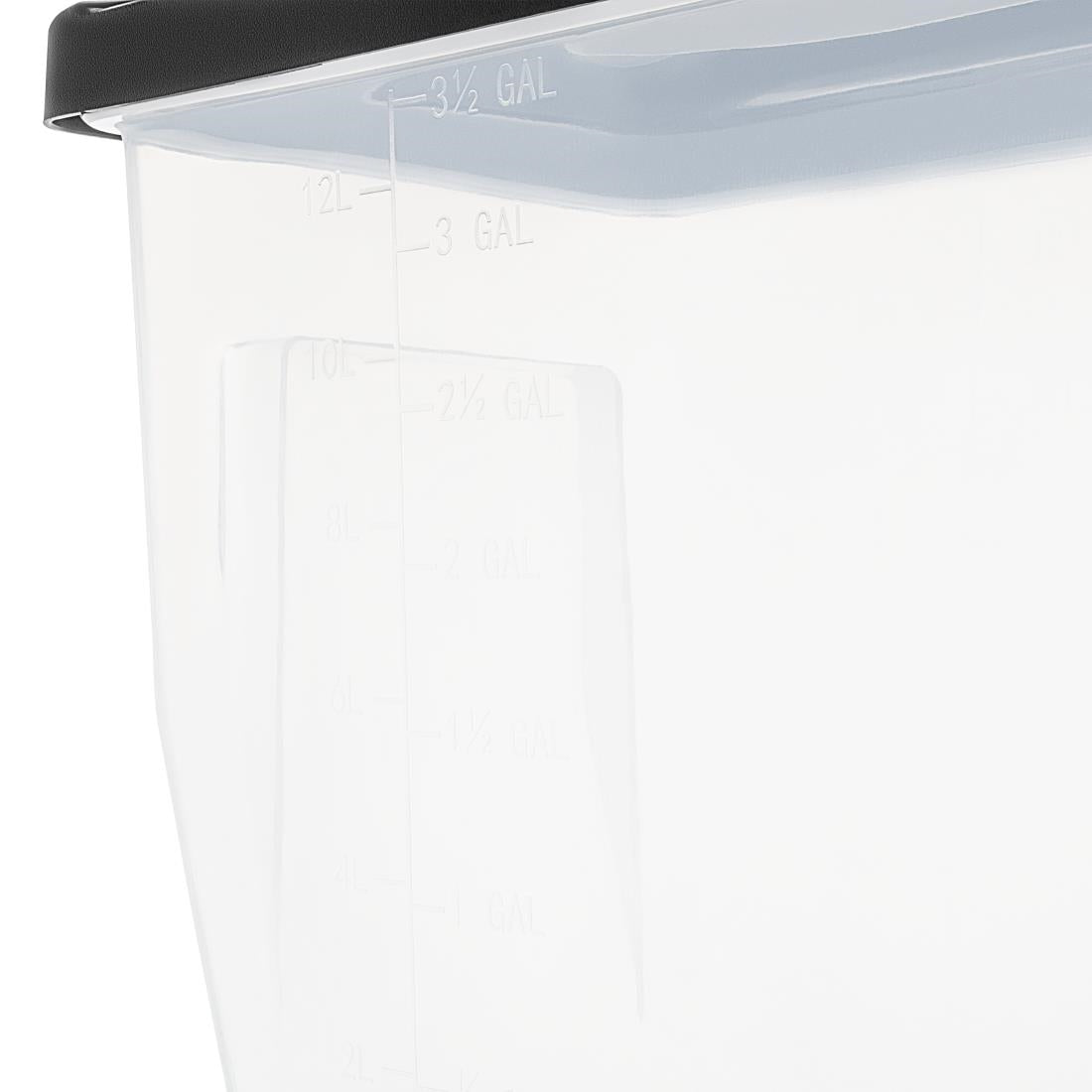 Distributeur de boissons en polypropylène noir Olympia 12L — HP799