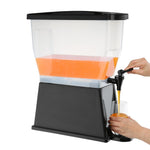 Distributeur de boissons en polypropylène noir Olympia 12L — HP799