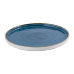 Assiettes avec rebord Churchill Stonecast Java Blue 260mm (lot de 6) — HR386