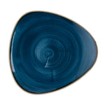 Assiettes triangulaires Churchill Stonecast Java Blue Lotus 228mm (lot de 12) — HR388