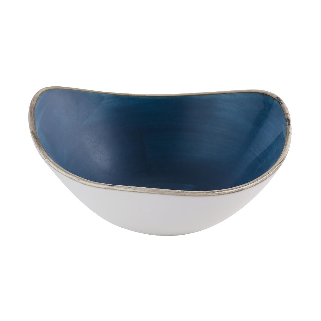 Bols triangulaires Churchill Stonecast Java Blue Lotus 152mm (lot de 12) — HR390