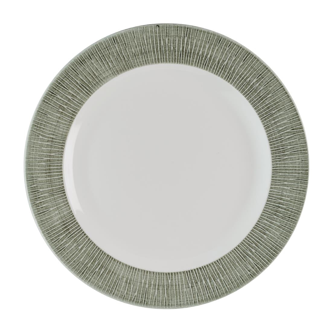 Assiettes classiques Churchill Bamboo Ceramic Spinwash Alpine 305mm (lot de 12) — HR427