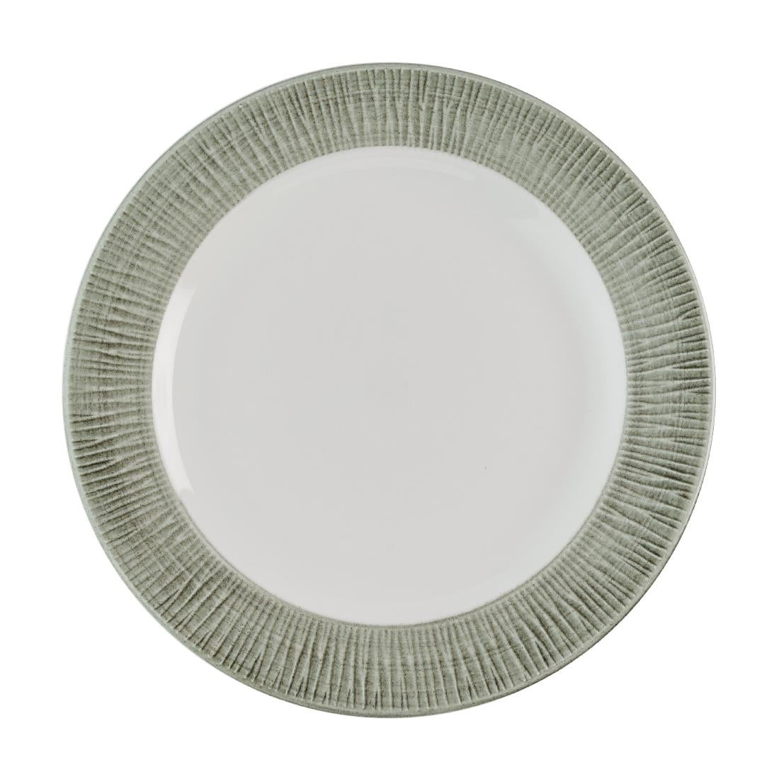 Assiettes classiques Churchill Bamboo Ceramic Spinwash Alpine 233mm (lot de 12) — HR430