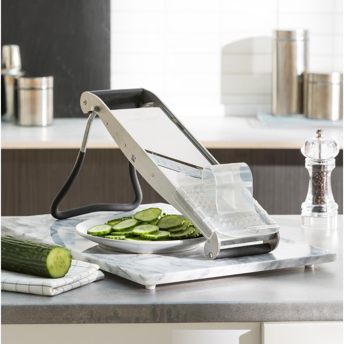 Mandoline japonaise en inox Louis Tellier Bron Compact Pro — HS500