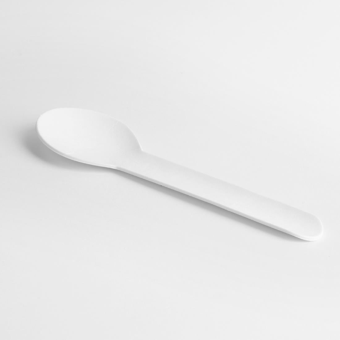 Cuillères à café en papier Fiesta Compostable 132 mm (lot de 100) — HT486