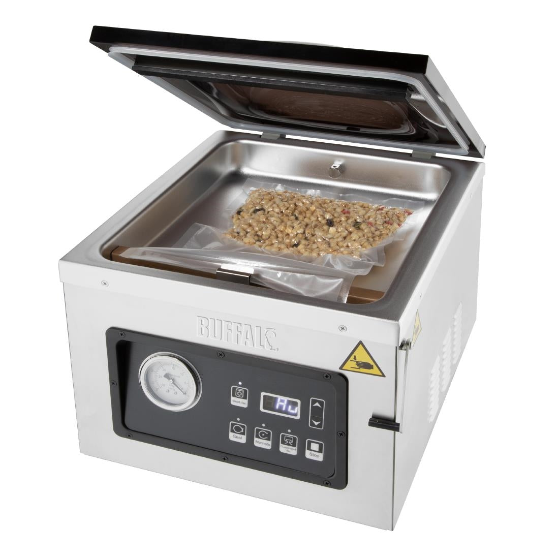 Machine de mise sous vide avec chambre et pompe à huile Buffalo 9L — HT497