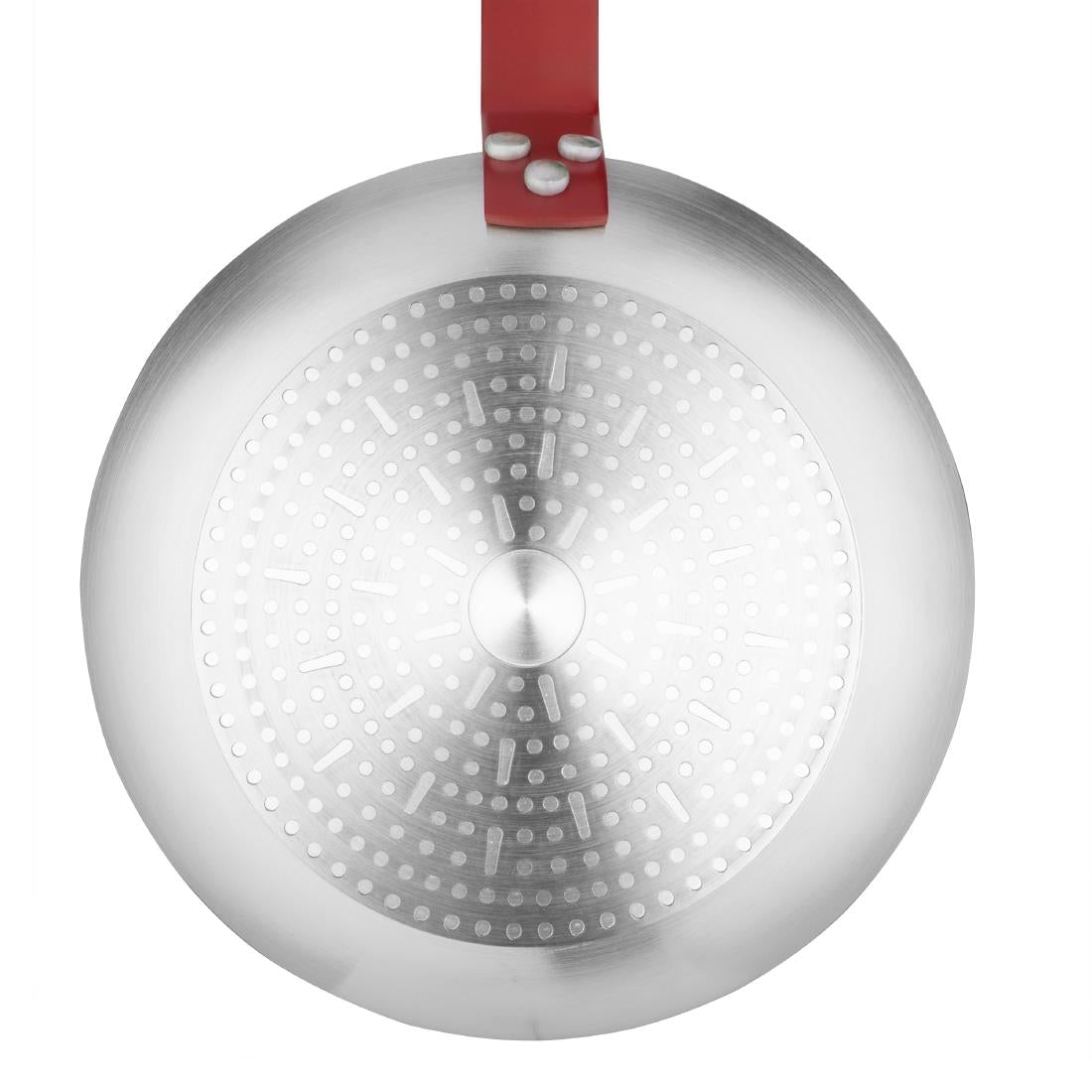 Poêle en aluminium antiadhésive Hygiplas Teflon Platinum Plus avec poignée rouge 24cm — HT965