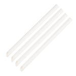 Pailles en papier pour bubble tea Fiesta Compostable blanches 12x210mm (lot de 150) — HU369