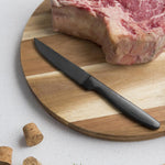 Couteaux à steak Comas Boj gris acier satiné (Boîte de 6) — HZ743
