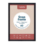 Cadre clipsable Europel A3 25mm noir mat — HU443