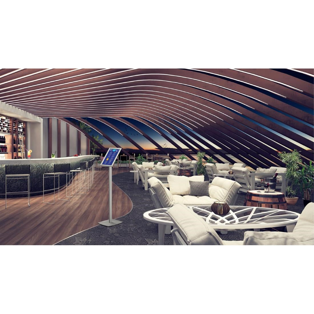 Porte-affiche Europel avec cadre clipsable A4 25mm — HU449